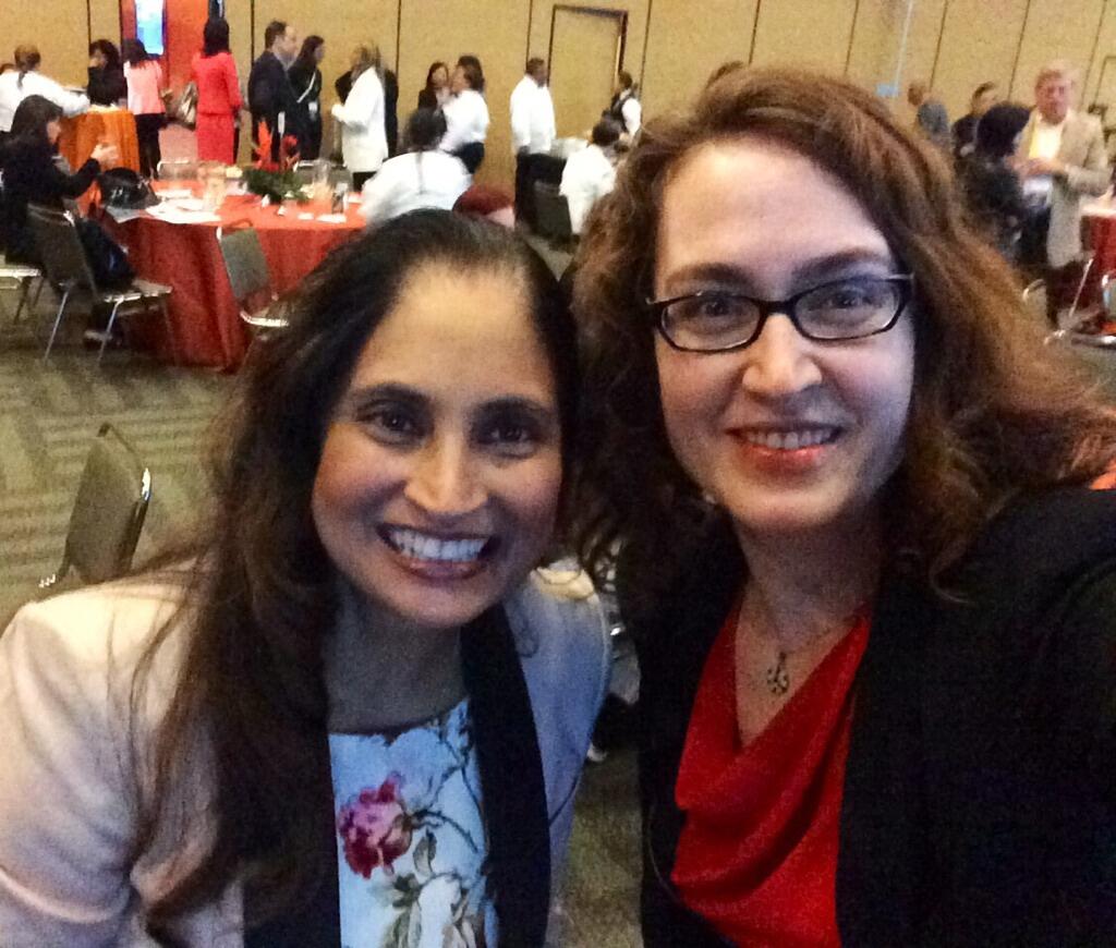 Just Amy with Cisco CTO Padmasree Warrior. NBD.